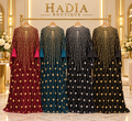 Floral Vine Embellished Abaya